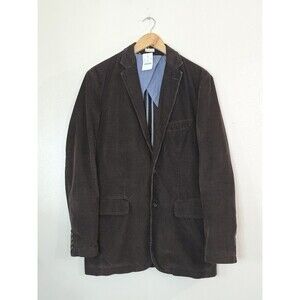 Vintage J. Crew Vintage Cord Blazer Jacket Mens Size Small Preppy Heritage Brown